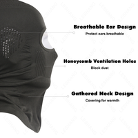 Pasamontañas de verano a prueba de viento, cubierta facial de un agujero, máscara de nailon, gorras para exteriores, casco para esquí y ciclismo