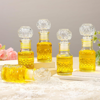 Botol Dekanter Kaca Mini 50ml Kedap Udara dengan Sumbat Gabus dan Sablon untuk Hadiah Mini Bar, Ulang Tahun, Kemasan Karton