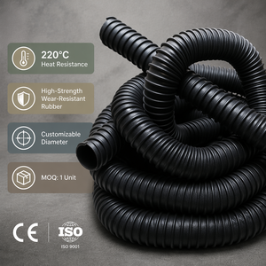 Tuyau en caoutchouc CE ISO 9001 200C Taille complète 76mm 10m pour garage atelier 1YW OEM personnalisé - Product Image 1