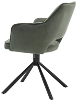 Meubles de maison rembourrés nordiques au design moderne et luxueux Chaises de salle à manger en tissu doux pour restaurant