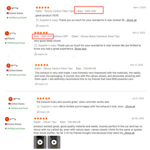 CSZ Kleppen-uitlaatsysteem voor BMW G30 540i B58 3.0T Resonated Valvetronic Catback met afstandsbediening - Product Image 6