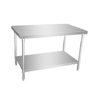 Sushi professionnel d'acier inoxydable faisant la Table Table de travail commerciale d'acier inoxydable Table de travail d'acier inoxydable de cuisine