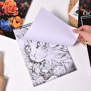 Libri <span class=keywords><strong>da</strong></span> <span class=keywords><strong>Colorare</strong></span> per Adulti con Copertina Rigida in Cartone, Stampa Personalizzata all'Ingrosso, Libri Educativi per il Rilassamento Emotivo a Colori - Product Image 3