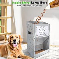 Distributeur automatique personnalisé pour animaux de compagnie et volailles, grande capacité, boîte de stockage auto-alimentante pour chiens, chats, poulets, canards, lapins, oies