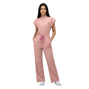 Combinaison de travail personnalisée 42388 style Party <span class=keywords><strong>King</strong></span> en tissu épais, extensible dans les quatre sens, avec fermeture éclair et ceinture à nouer, modèle 2026 - Product Image 1