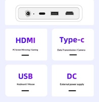 Monitor Portátil con Pantalla Táctil Android 15 de 21.5 Pulgadas, FHD IPS, Recargable, Giratorio, con Soporte Elevador, para Juegos, Educación y Aeropuertos
