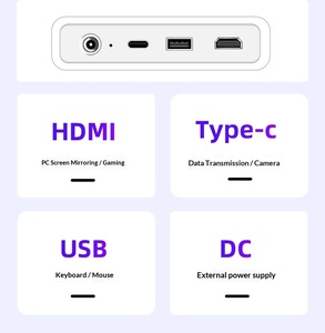 Moniteur portable tactile Android 15 de 21,5 pouces FHD IPS rechargeable avec support rotatif et réglable en hauteur pour jeux, vidéoconférence, 64 Go - Product Image 5