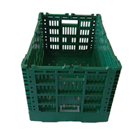 Caisses en plastique à mailles ventilées empilables de qualité alimentaire de haute qualité panier de stockage pain plateaux de boulangerie cadre de boîte à mailles en plastique HDPE