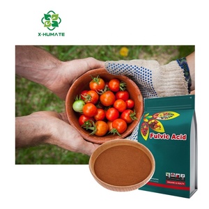 X-Humate 80% Ácido fúlvico Polvo de fertilizante foliar orgánico 100% Polvo fúlvico soluble en agua - Product Image 2
