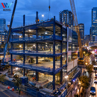 Bâtiment d'hôtel commercial à structure en acier WZHG pour le développement de l'hôtellerie urbaine et les entrepreneurs en construction