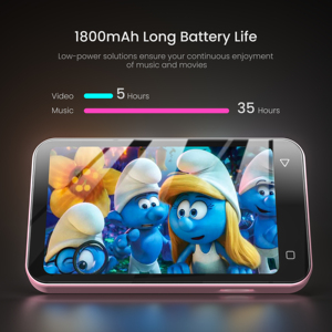 4インチ子供用MP3プレーヤーSpotify Audible PandoraペアレンタルコントロールOEM/ODMバルク注文WAVオーディオ子供用メディアデバイス - Product Image 5