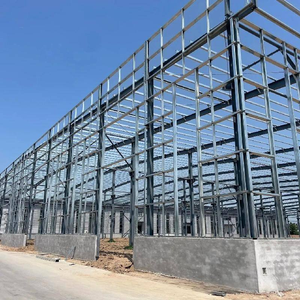 Edificio de taller de fábrica de almacén de estructura de acero prefabricada de gran escala para almacenes duraderos eficientes de producción estructural - Product Image 3