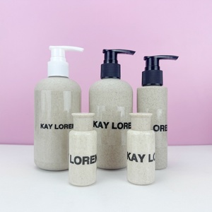 Botella de Plástico Biodegradable y Ecológica de 30 ml, 100 ml, 150 ml, 300 ml, Botellas Reciclables de Paja de Trigo de 10 oz para Gel de Ducha y Champú - Product Image 1