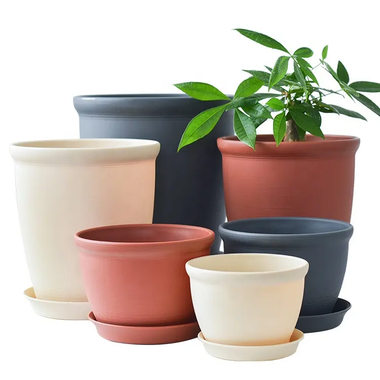 DEEPBANG fioriere da giardino all'ingrosso grande vaso da fiori piccola pianta fiori sfusi fioriera vivaio vasi da fiori in plastica decorativi