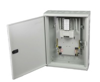 Tableau de distribution électrique en acier 220/380V 100A 2 prises Boîte de distribution MCB