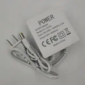 Fuente de alimentación para cámara cctv DC12V 2A WiFi PTZ, accesorios de cámara, adaptador AC110-22V/ DC12V