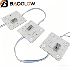 กล่องไฟโฆษณาแบบฟิล์มนิ่มติดเพดานกันน้ำ 220V 4W พร้อมโมดูล LED 4 ดวง เลนส์สีขาวอบอุ่น 3000K 6500K 10000K โมดูล LED รูปทรงสี่เหลี่ยม - Product Image 1