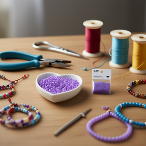 Perline Iln Abalorios 3mm Viola 50g per Creazione di Gioielli - Product Image 3