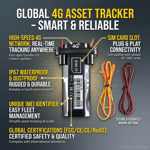 Rastreador GPS para coche y motocicleta, sistema <span class=keywords><strong>de</strong></span> navegación GPS resistente al agua IP67 4G + 2G, seguimiento en tiempo Real, localizador inteligente, <span class=keywords><strong>seguridad</strong></span> antirrobo - Product Image 4