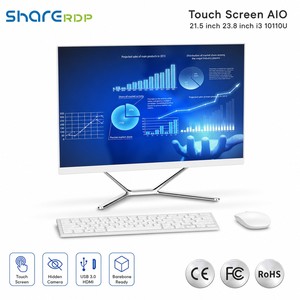 คอมพิวเตอร์ตั้งโต๊ะออลอินวัน Sharerdp Factory Core I3 Gen 10th 10110U หน้าจอสัมผัสขนาด 21.5 23.8 นิ้ว สำหรับธุรกิจ - Product Image 1