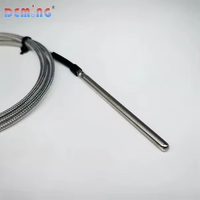 Shielded Metal Probe Temperature Sensor Industrial Use Anti Interference Design for Equipment Temperature Monitoring Detection