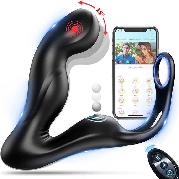 APP Remote Control 3-in-1 Prostate Massager Vibrating Ring & Anal Plug  Buttock Masturbation Device Anal Sex Toys| Alibaba.com
