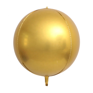 Ballons ronds en <span class=keywords><strong>métal</strong></span> <span class=keywords><strong>chromé</strong></span> 4D, 10 pièces, 22 pouces, en aluminium, décorations de fête de mariage, ballon gonflable à hélium - Product Image 2