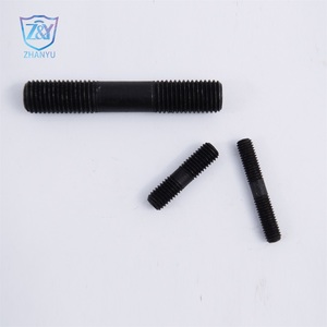 Chốt Ren Tiêu Chuẩn <span class=keywords><strong>ASTM</strong></span> <span class=keywords><strong>B7</strong></span>/B8/B16 Chốt Ren <span class=keywords><strong>A193</strong></span> Cấp Màu Đen Với Ren Đầy Đủ - Product Image 3