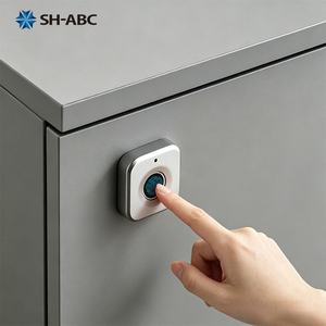 Serrure de tiroir à empreinte digitale, serrure de sécurité électronique intelligente intégrée pour armoire, classeur, armoire à chaussures, rangement - Product Image 2