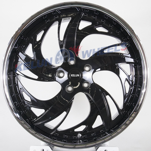 ล้อฟอร์จดีไซน์ใหม่สีดำเงาขนาด 24 นิ้วแบบสั่งทำพิเศษ - Product Image 6