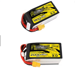 Batterie Lipo 1050/1300/1400/1550/1800/2000mAh 120C 4S/6S 4.2V avec prise XT60 pour drone de course FPV RC Fabriqué en Chine - Product Image 3