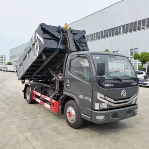 Camion benne à benne basculante 4x2 4x4 tout-terrain RHD 5m³ avec chargeur à crochet et conteneur amovible pour la collecte des déchets, fabriqué en Chine par Chengli - Product Image 1
