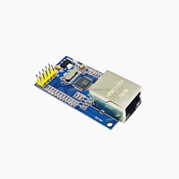 Módulo de red Ethernet W5500, hardware, Protocolo TCP IP, placa de desarrollo de controlador SPI 51 STM32 sobre W5100