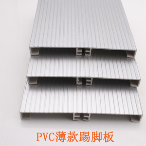 <b>PVC</b> Kitchen Cabinet Kickboard Wave Pattern Silver Black Moisture Proof Water Resistant Easy Installation - Product Image 5