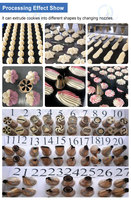 Machine Industrielle Automatique à Biscuits et Gâteaux de Petit-Déjeuner, Déposeuse de Pâte pour Fabrication de Cookies