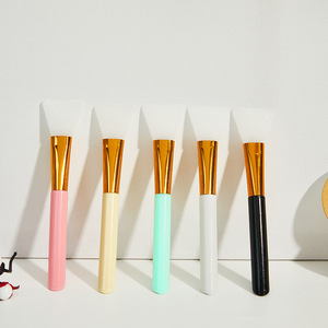 Wholesale Custom Logo Soft Silicone Face Mask Brush DIY <strong>Makeup</strong> <strong>Tools</strong> Facial Mud Mask Applicator Brush - Product Image 5