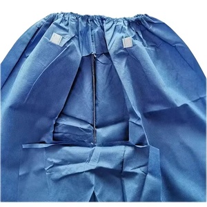 Pantalones de examen médico desechables de primera calidad, pantalones de rectoscopio no tejidos multicapa, pantalones de colonoscopia SMS de rehabilitación azul oscuro - Product Image 1
