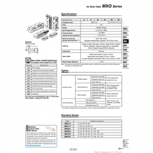 SMC Pneumatics Air Slide Table-Tabla de deslizamiento de aire, 2, 2 - Product Image 1