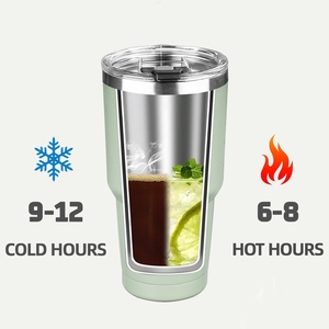 Tumbler in acciaio inossidabile No sversamento tazza da caffè isolata sottovuoto a doppia parete con incisione Laser facile da fissare nella tua auto - Product Image 4