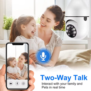 HD 720P Night Vision E27 Surveillance Camera 360 Security Cctv Wifi Indoor <b>LED</b> <b>Light</b> Bulb - Product Image 6