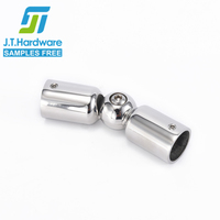 Factory direkt verkauf edelstahl 304 316 2205 einstellbar handlauf armaturen rohr stecker