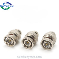 Conector macho BNC para soldadura, para antena de TV RG58
