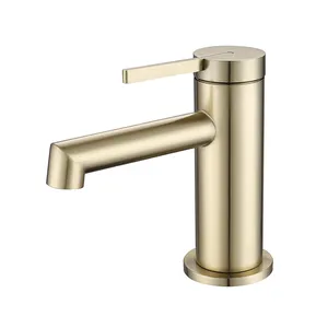 Nouvellement conception mitigeur évier robinet produit en gros moderne or lavabo mitigeur robinet salle de bain bassin robinet à vendre