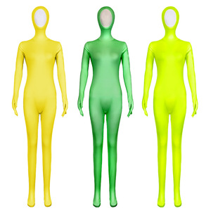 Traje Zentai de color mango sólido, mono de cuerpo entero, disfraz de lycra - Product Image 2
