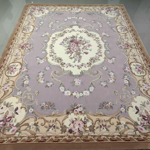 9 x12 עבה בעבודת יד צמר פרחונית חמניות בסגנון שטיחים אזור שטיחים אזור שטיחים בצבע ורוד כחול ירוק בהיר לסלון הבית - Product Image 3