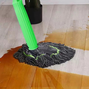Wholesale Absorbent Decontamination Dry and Wet Dual-Use Household Hand-Washing Free Self-Screwing Bamboo <b>Mop</b> Cleaning Floor - Product Image 2