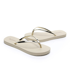 Tùy chỉnh Flip Flops dropship Dép thời trang bãi biển Ngoài trời PU da Slim Dép cao su onling kinh doanh dropshipping đại lý - Product Image 2