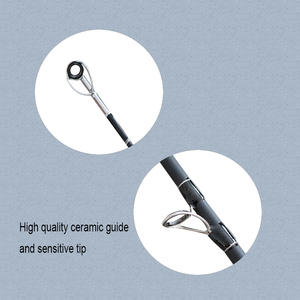 Canne à pêche à la basse personnalisable OEM, fabriquée sur mesure en carbone ultraléger, 2 brins, action rapide, 7'0"/7'6", pour la pêche en lac, rivière et ruisseau - Product Image 1