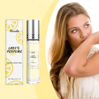 Viraal draagbare mini sample Eau de Toilette parfum Roxelis Geel Frisse Citroen Niche Fruitig Licht Charmante geur voor vrouwen