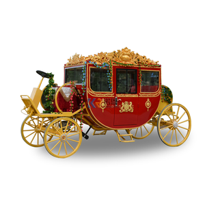Remolques de Carruajes Reales de Alta Calidad, Carruaje Real Eléctrico de Lujo de Cuatro Ruedas para Turismo en Venta - Product Image 2